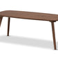 baxton studio dahlia mid century modern walnut finished coffee table | Modish Furniture Store-2