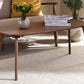 Baxton Studio Dahlia Mid-Century Modern Walnut Finished Coffee Table | Modishstore | Coffee Tables