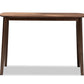 baxton studio wendy mid century modern walnut finished wood console table | Modish Furniture Store-3