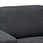 baxton studio nevin modern and contemporary dark grey fabric upholstered sectional sofa with right facing chaise | Modish Furniture Store-3