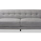 baxton studio allister mid century modern light grey fabric upholstered sofa | Modish Furniture Store-3