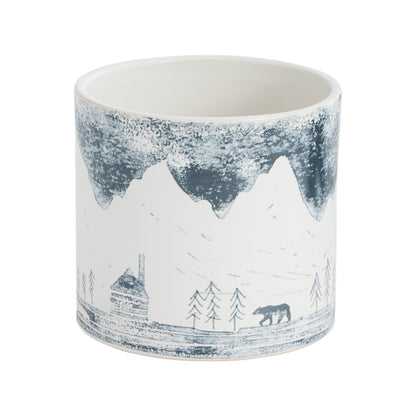 Cabin Bear Pot Set of 8 By Accent Decor | Planters, Troughs & Cachepots | Modishstore - 4