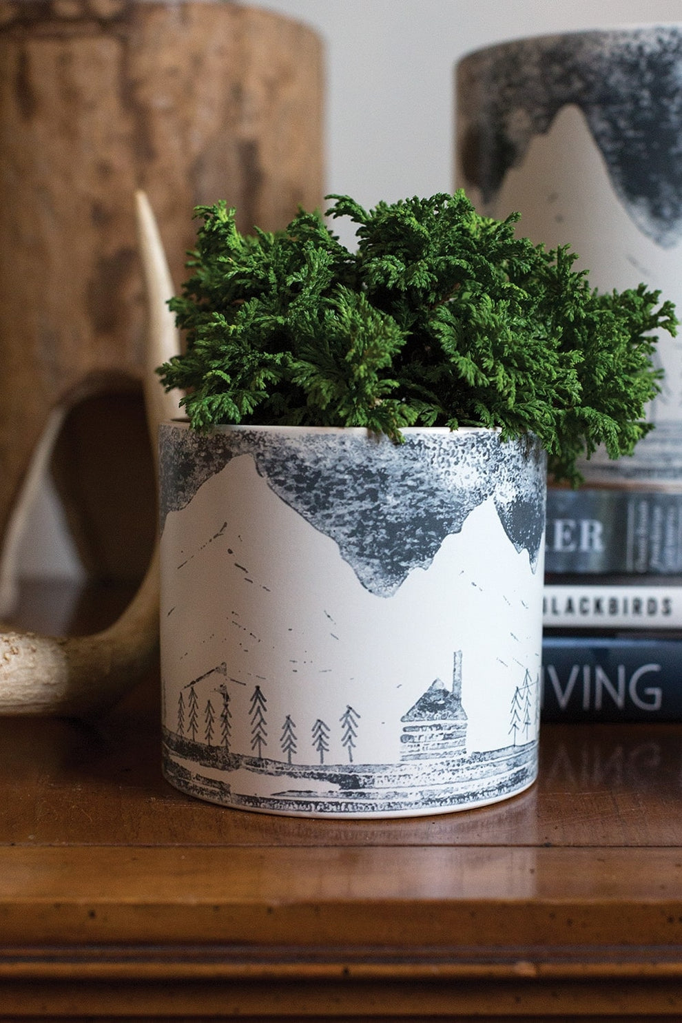 Cabin Bear Pot Set of 8 By Accent Decor | Planters, Troughs & Cachepots | Modishstore - 3