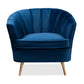 baxton studio emeline glam and luxe navy blue velvet fabric upholstered brushed gold finished accent chair | Modish Furniture Store-3