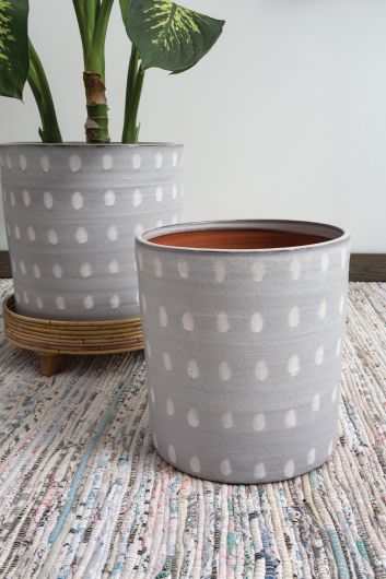 SPOT ON POT Ceramic Planter By Accent Decor | Planters, Troughs & Cachepots | Modishstore - 2