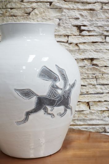 Pegasus Vase By Accent Decor | Vases | Modishstore - 3