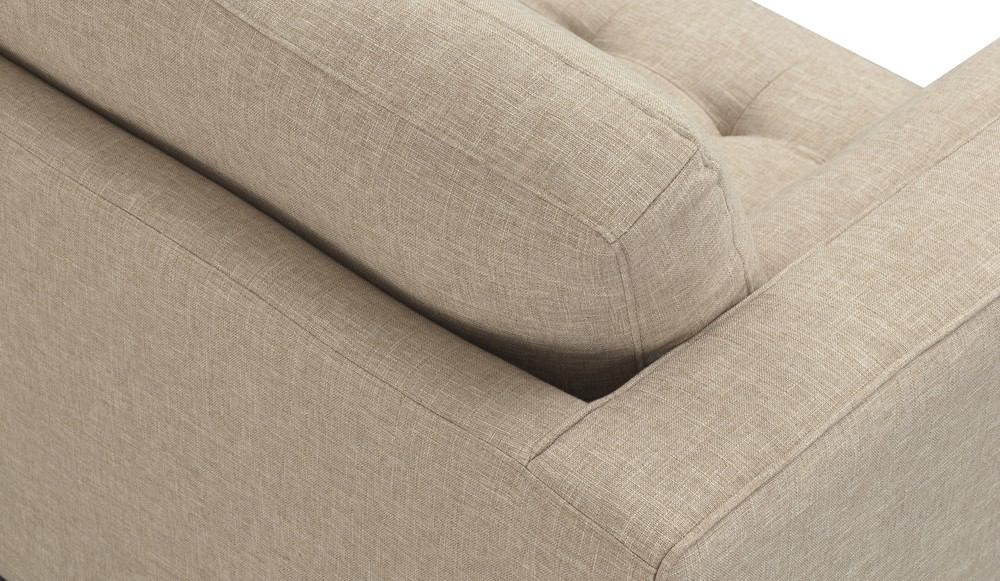 Manhattan Comfort Arthur 1-Seat Tweed Armchair | Armchairs | Modishstore-6