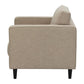 Manhattan Comfort Arthur 1-Seat Tweed Armchair | Armchairs | Modishstore-7