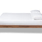 Baxton Studio Romy Vintage French Inspired Ash Wanut Finished Full Size Wood Bed Frame | Beds | Modishstore - 3