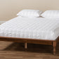 Baxton Studio Romy Vintage French Inspired Ash Wanut Finished Full Size Wood Bed Frame | Beds | Modishstore - 2
