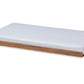 baxton studio veles modern and contemporary ash walnut finished twin size trundle bed | Modish Furniture Store-2