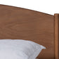 Baxton Studio Leanora Mid-Century Modern Ash Wanut Finished King Size Wood Platform Bed | Beds | Modishstore - 5