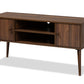 baxton studio alard mid century modern walnut brown finished 2 door wood tv stand | Modish Furniture Store-2