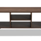 baxton studio linas mid century modern walnut finished coffee table | Modish Furniture Store-3