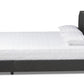 Baxton Studio Larese Dark Grey Fabric Upholstered 2-Drawer Queen Size Platform Storage Bed | Beds | Modishstore - 4