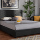 Baxton Studio Netti Dark Grey Fabric Upholstered 2-Drawer King Size Platform Storage Bed | Modishstore | Beds