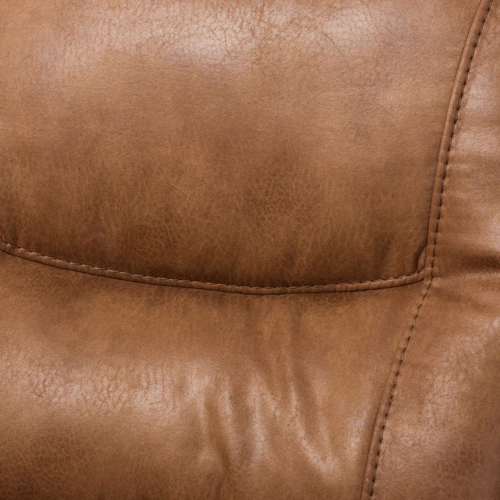 Baxton Studio Mistral Modern and Contemporary Light Brown Palomino Suede 6-Piece Sectional with Recliners Corner Lounge Suite | Sofas | Modishstore - 9