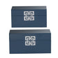 A&B Home Two Blue/Gold Decorative Boxes | Modishstore | 44574-BLUE-DS -2 - 4