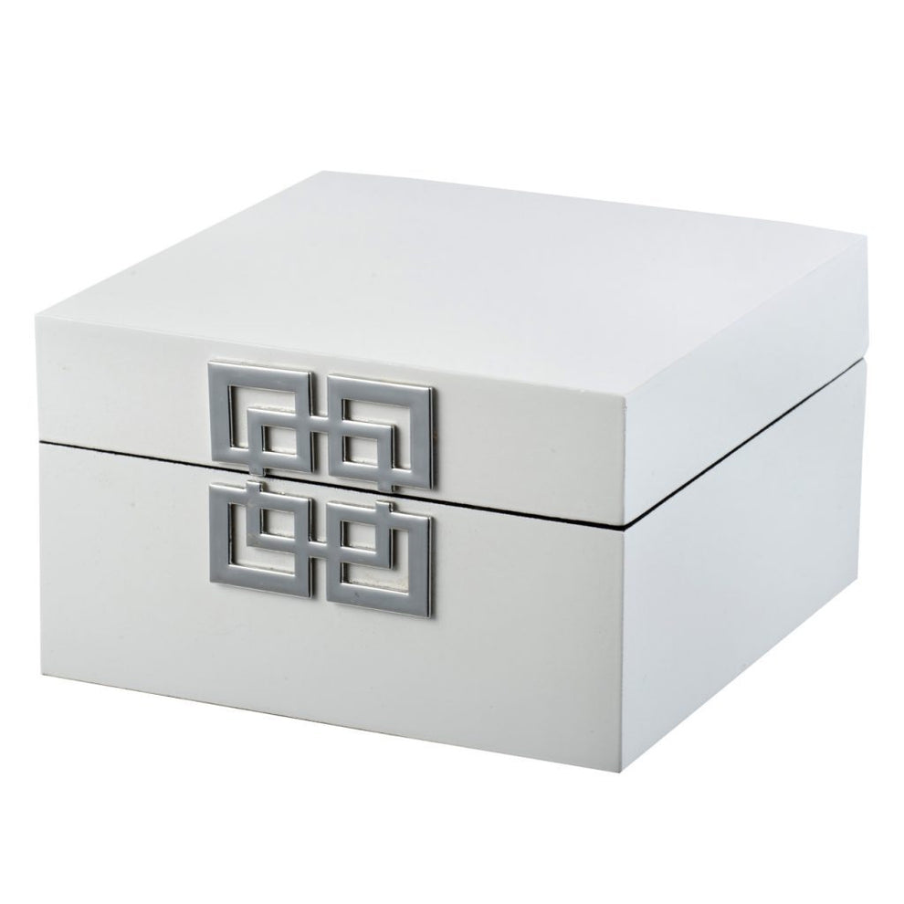 A&B Home White and Black Decorative Boxes Set of 2 | Decorative Boxes | 44583-DS | Modishstore - 3 - 3