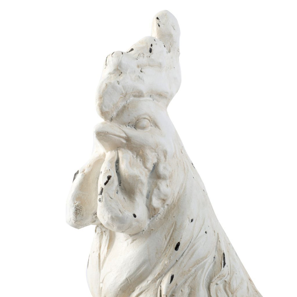 A&B Home White Rooster Figurine | Modishstore | Animals & Pets | D77064-3 - 7