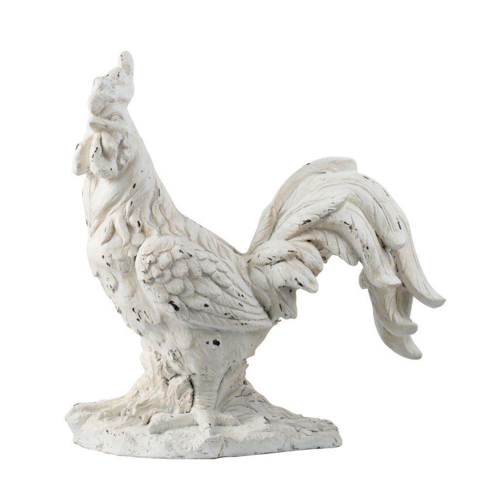 A&B Home White Rooster Figurine | Modishstore | Animals & Pets | D77064 - 5
