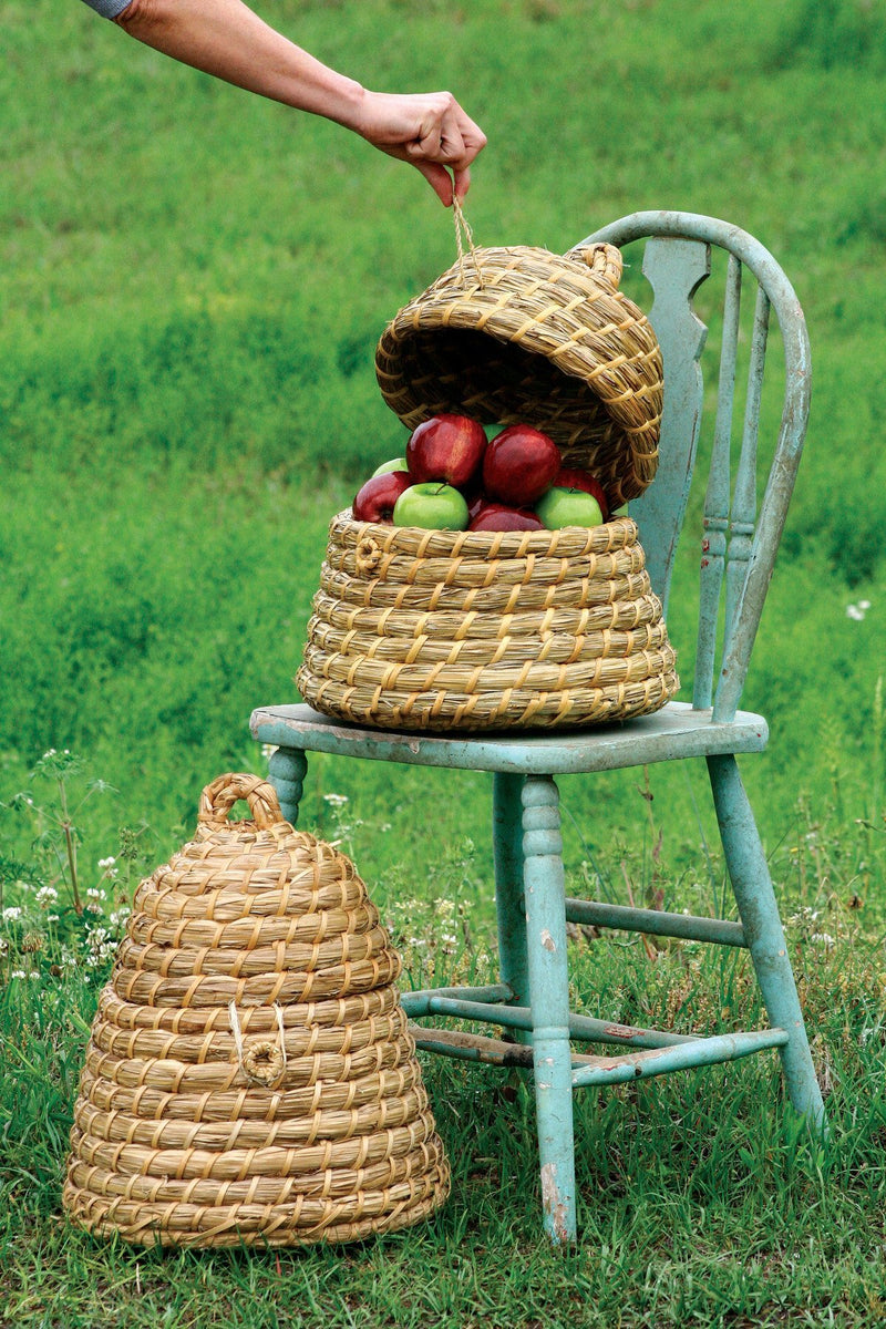 Kalalou Bee Skep Basket - Set Of 2 | Modishstore | Bins, Baskets & Buckets