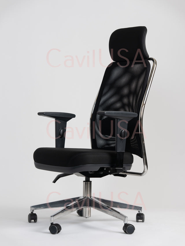 Newnet Chair With Headrest By CavilUSA | Office Chairs |  Modishstore 