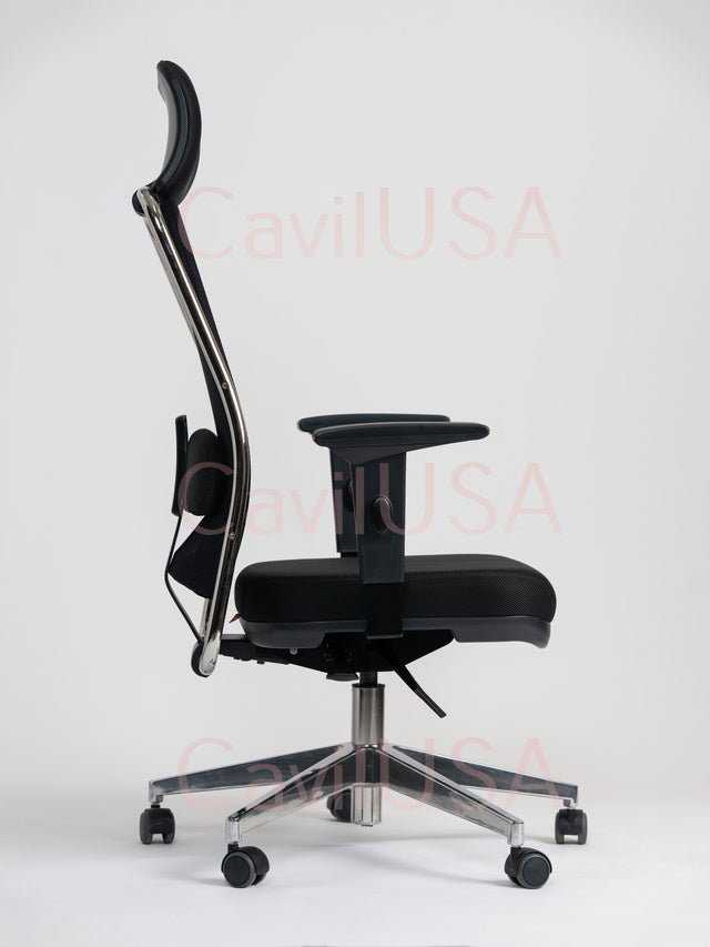 Newnet Chair With Headrest By CavilUSA | Office Chairs |  Modishstore  - 3
