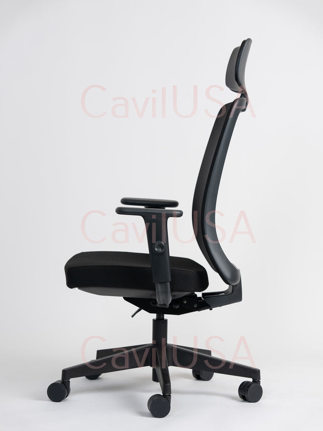 Velo Chair With Headrest By CavilUSA | Office Chairs |  Modishstore  - 4