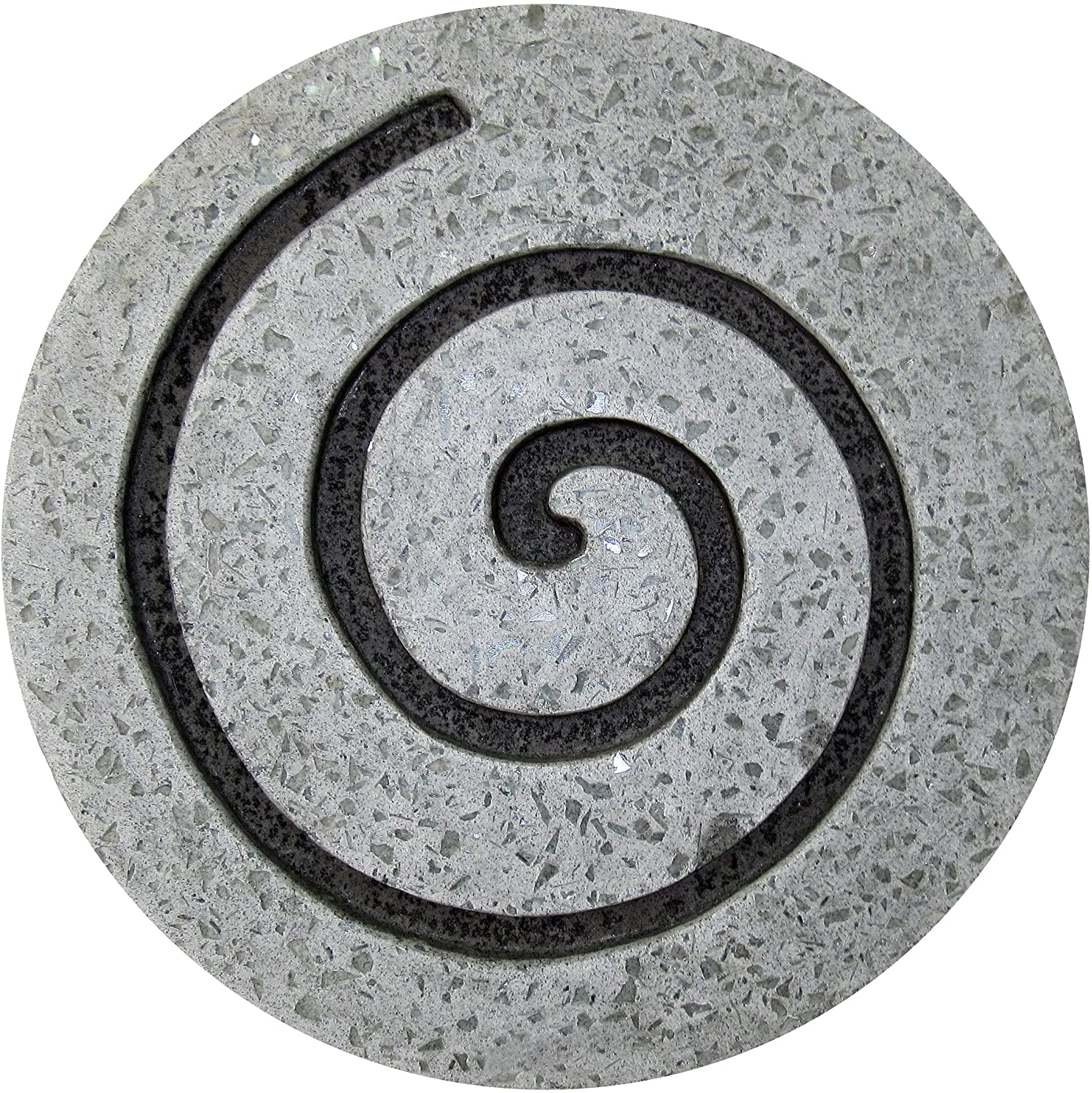 Screen Gems Sandstone Fine Polished Round Wall Decor W/Glass Pieces - Circle Design | Wall Decor | Modishstore-8