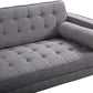 Element Right-Side Chaise Sectional in Dark Gray Linen and Walnut Legs By Armen Living | Sofa Set | Modishstore - 3