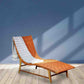 Lyon Leather Weave Chaise Lounger AL501 | ModishStore | Chairs & Recliners