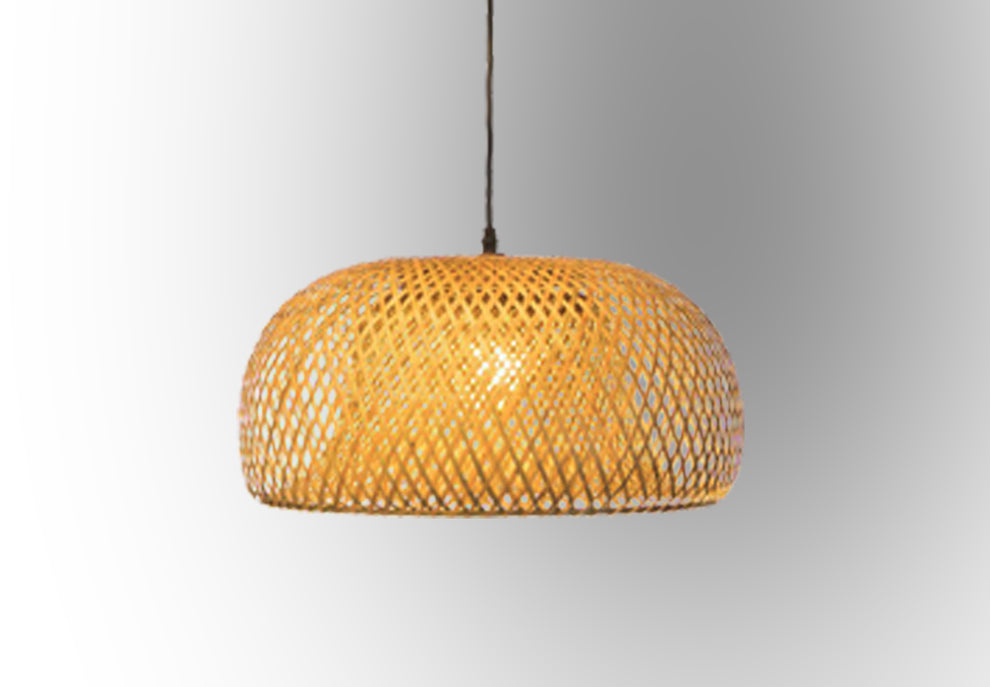 Isha Interlace Bamboo Pendant Light-5