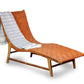 Lyon Leather Weave Chaise Lounger AL503-3