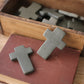 Kalalou Set Of 6 Hand Carved Stone Crosses (2 set of box) | Modishstore | Home Accents