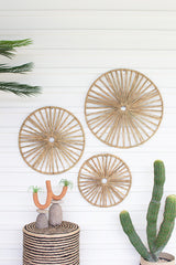 Spoked Seagrass Wall Art Set Of 3 By Kalalou
