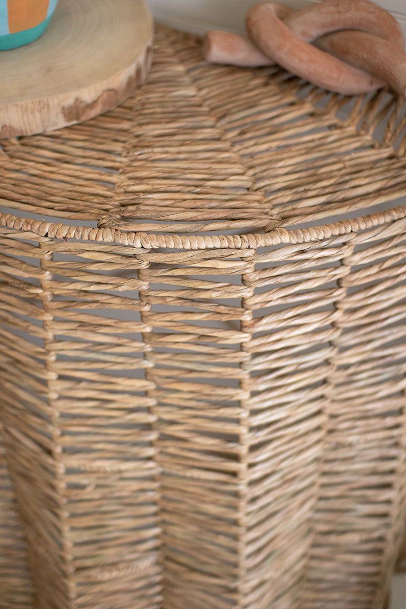 Ripple Seagrass Demi-Lune Table | Console Tables |  Modishstore  - 4