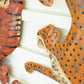 Hand Hammered Recycled Cheetah And Tiger Wall Hanging Set Of 2  By Kalalou | Wall Decor |  Modishstore  - 3