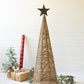 Seagrass Christmas Tree With Metal Star By Kalalou | Christmas Trees | Modishstore
