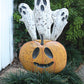 Jack-O-Lantern And Ghost Yard Art By Kalalou | Lanterns | Modishstore