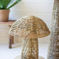 Set Of Two Woven Seagrass Mushrooms By Kalalou | Sculptures | Modishstore - 4
