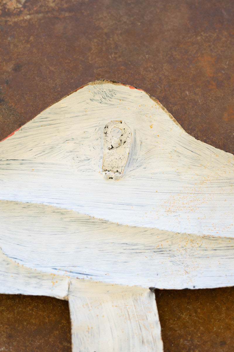 Hand Hammered Metal Mushroom By Kalalou | Sculptures | Modishstore - 3