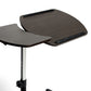 baxton studio olsen brown wheeled laptop tray table with tilt control | Modish Furniture Store-2
