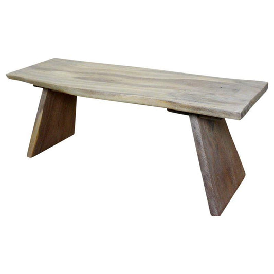 Haussmann A Bench 48" Agate Grey | Stools & Benches | Modishstore