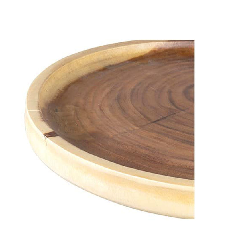 Linkwood Teak Wood Charger Tray - by Jeffan | Trays | Modishstore - 2