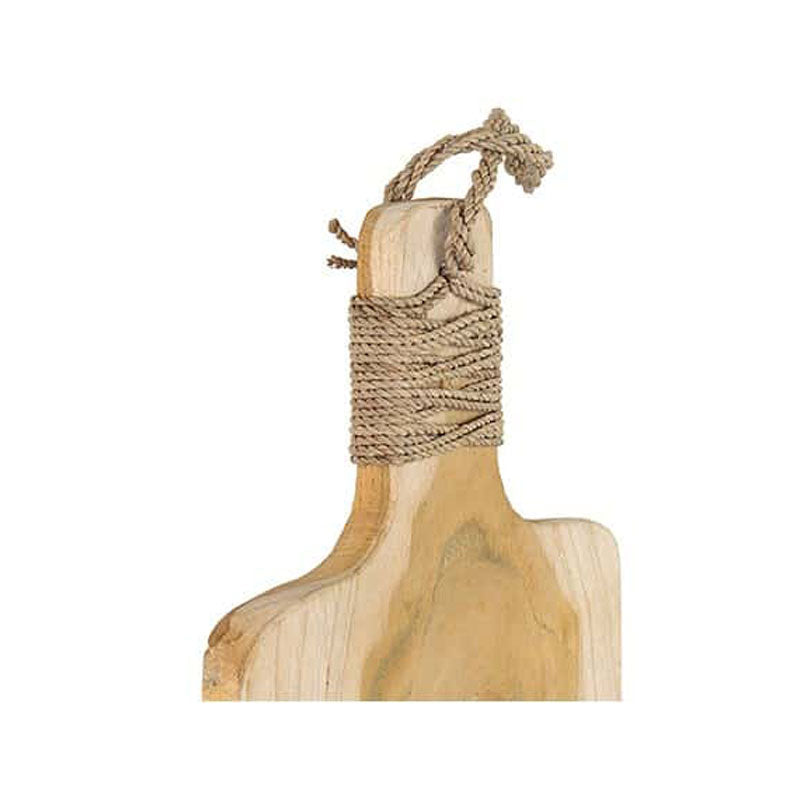 Rifle Serving Board, Seagrass Handle Set of 2 (4 Pieces)  by Jeffan | Cutting & Serving Boards | Modishstore - 3