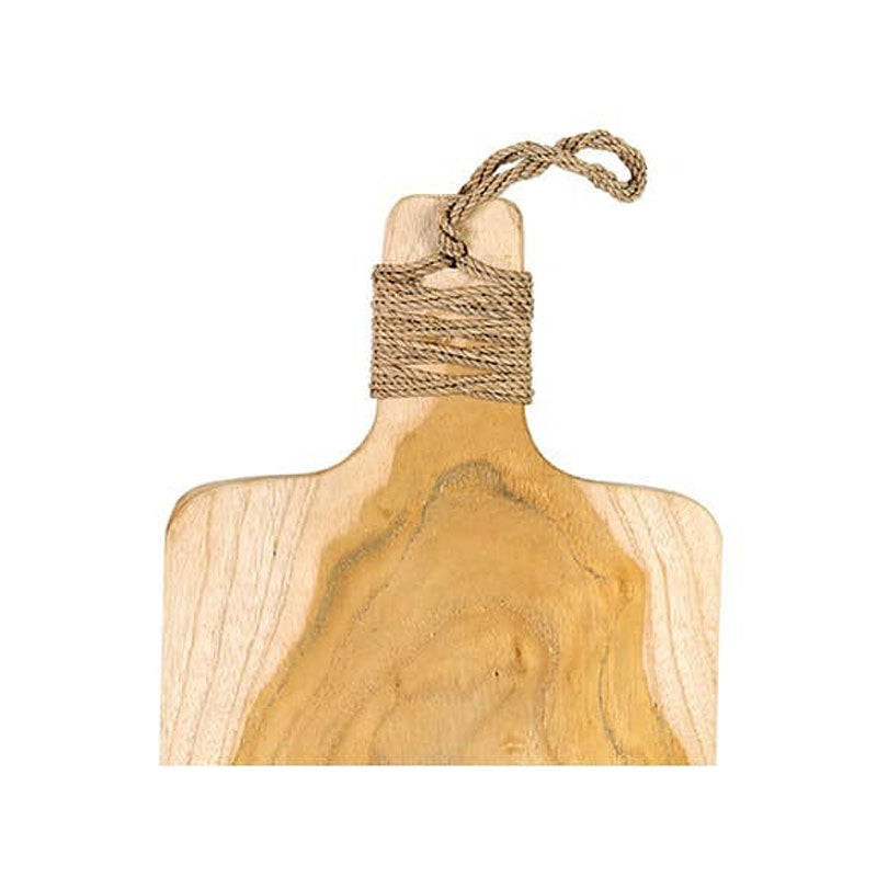 Rifle Serving Board, Seagrass Handle Set of 2 (4 Pieces)  by Jeffan | Cutting & Serving Boards | Modishstore - 2