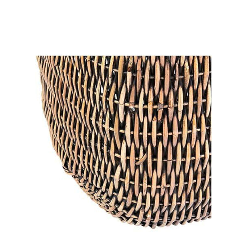 Hilton Rattan and Bamboo Basket by Jeffan | Bins, Baskets & Buckets | Modishstore - 3