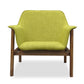 Manhattan Comfort Miller Grey and Walnut Linen Weave Accent Chair | Accent Chairs | Modishstore-7