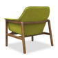 Manhattan Comfort Miller Grey and Walnut Linen Weave Accent Chair | Accent Chairs | Modishstore-8